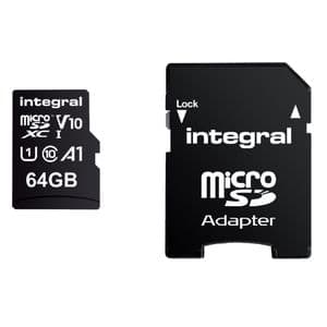 Picture 2 of Geheugenkaart Integral microSDXC V10 64GB