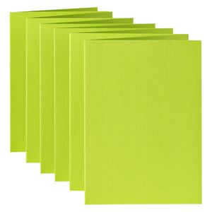 Picture 2 of Correspondentiekaart Papicolor dubbel 105x148mm appelgroen pak à 6 stuks