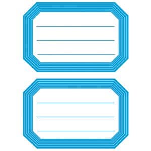 Picture 2 of Etiket HERMA 5714 82x55mm schrift blauwe rand 12 stuks