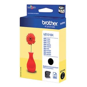 Picture 1 of Inktcartridge Brother LC-121BK zwart
