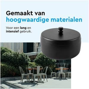 Picture 4 of Asbak BRASQ tafelmodel 1 liter met deksel AT700 zwart