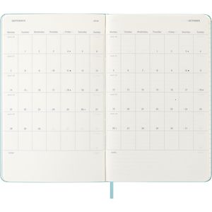 Picture 4 of Agenda 2025/2026 Moleskine 18M Planner Weekly 7dagen/1pagina large hc aquamarine