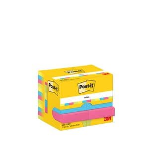 Picture 2 of Memoblok 3M Post-it 653 38x51mm neon assorti kleur 12 stuks