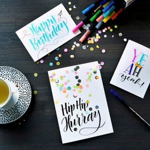 Picture 5 of Brushpen edding 1340 Happy Lettering assorti set à 9 stuks