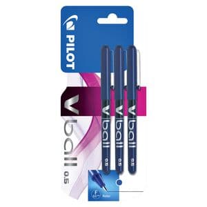 Picture 1 of Rollerpen PILOT V-Ball 05 fijn blauw blister à 3 stuks