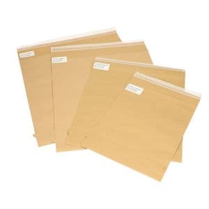 Picture 1 of Sendbag verzendverpakking IEZZY 30/34 x 37 + 9,5cm bruin 250 stuks