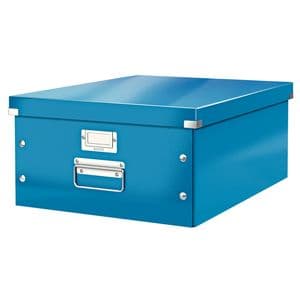 Picture 1 of Opbergdoos Leitz Click & Store WOW groot 369x200x482mm blauw