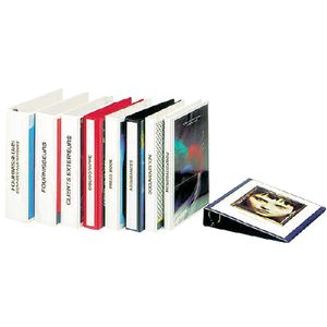 Picture 1 of Presentatieringband Esselte Essentials A4 panorama 23-rings O-mechaniek 20mm blauw