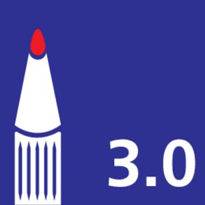 Picture 2 of Whiteboardmarker Pentel MWL5M Maxiflo rond 3mm assorti set à 4 stuks