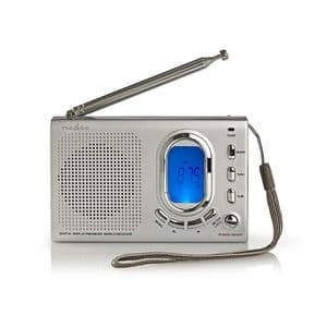Picture 1 of Wereldradio Nedis met wekker RDWR1000GY