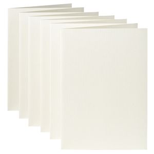 Picture 2 of Correspondentiekaart Papicolor dubbel 105x148mm anjerwit pak à 6 stuks