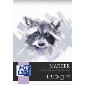 Picture 1 of Tekenblok Oxford Marker A4 15 vel 180 gram