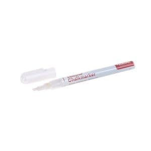 Picture 2 of Krijtstift Europel watervast 1-3mm wit blister 1 stuk