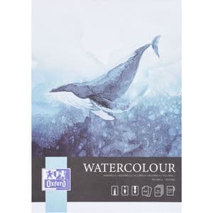 Picture 1 of Aquarelblok Oxford Watercolour A4 20 vel 300 gram gelijmd