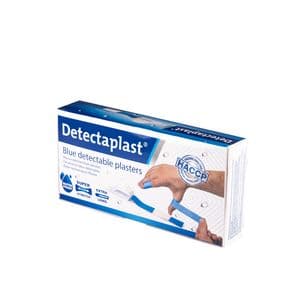 Picture 1 of Waterafstotende blauwe pleister Detectaplast 180x20mm 100 stuks