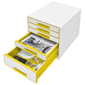 Picture 2 of Ladenblok Leitz WOW CUBE 5 laden wit/geel