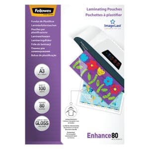 Picture 3 of Lamineerhoes Fellowes A3 2x80micron glans 100 stuks