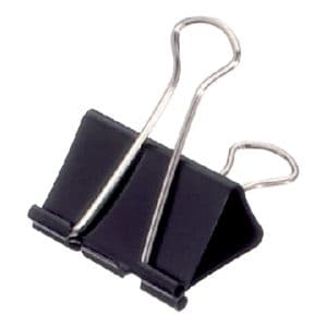 Picture 1 of Papierklem MAUL 213 Foldback 40mm zwart 12 stuks