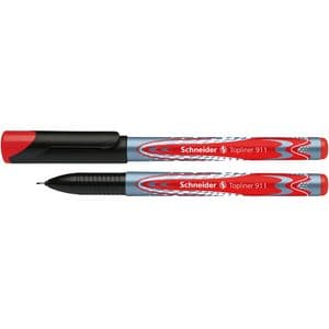 Picture 1 of Fineliner Schneider Topliner 911 0.4mm rood