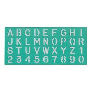 Picture 1 of Lettersjabloon Linex hoofletters/letters/cijfers 30mm