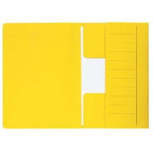 Picture 1 of Dossiermap Djois Secolor Mammoet folio 3 kleppen 250gr recycled geel 50 stuks
