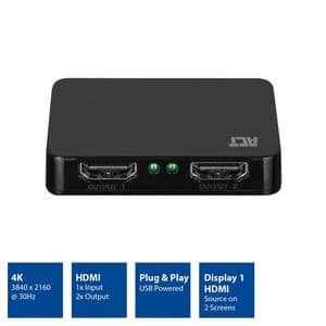 Picture 3 of Splitter ACT 4K HDMI 1.4 2 poorts