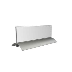 Picture 2 of Tafelnaambord Europel 2 61x210mm acryl aluminium