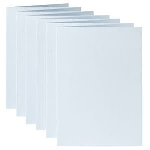 Picture 2 of Correspondentiekaart Papicolor dubbel 105x148mm babyblauw pak à 6 stuks