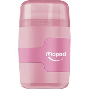 Picture 4 of Puntenslijper Maped Connect 2gaats met gum display á 20 stuks pastel assorti