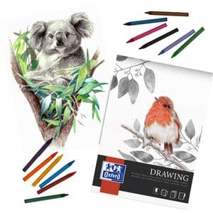 Picture 2 of Tekenblok Oxford Drawing A4 40 vel 160 gram