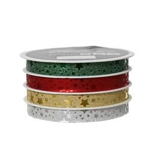 Picture 2 of Cadeaulint Decoris rol met 4 kleuren assorti