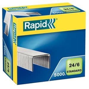 Picture 1 of Nieten Rapid 24/6 gegalvaniseerd standaard 5000 stuks