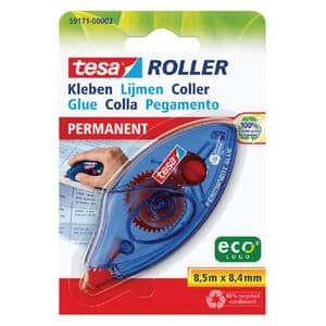 Picture 1 of Lijmroller tesa® ecoLogo® permanent wegwerp op blister