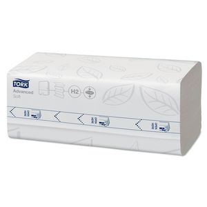Picture 2 of Handdoek Tork H2 Xpress compressed Advanced multifold 2-laags 212x320mm 12x200 vel wit 120454
