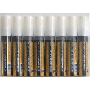 Picture 1 of Krijtstift Securit SMA-720 blok wit 7-15mm blister à 8 stuks