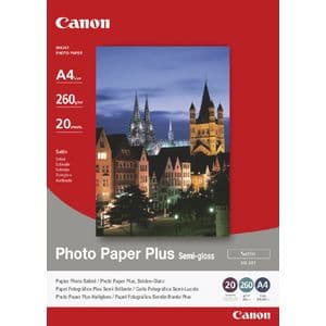 Picture 1 of Inkjetpapier Canon SG-201 A4 260gr semi glossy 20 vel