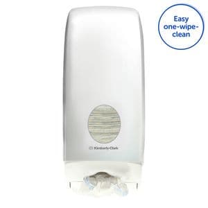 Picture 3 of Toiletpapierdispenser Kimberly Clark Aquarius gevouwen wit 6946