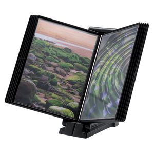 Picture 2 of Infomanager Djois Flex-O-Frame basis met 10-tassen antraciet/zwart