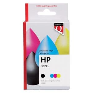 Picture 1 of Inktcartridge Quantore alternatief tbv HP X4D37AE 302XL zwart + kleur