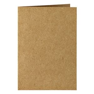 Picture 1 of Correspondentiekaart Papicolor dubbel 105x148mm bruin pak à 6 stuks