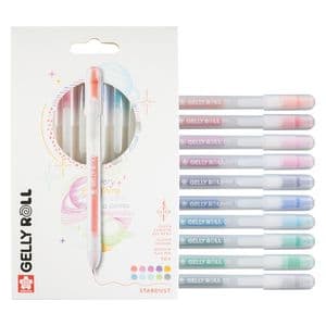Picture 4 of Gelschrijver Sakura Gelly Roll Stardust 08 klikfunctie assorti 10st