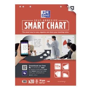 Picture 3 of Flipoverpapier Oxford smart 60x80cm zelfklevend blanco 90gr 20 vel
