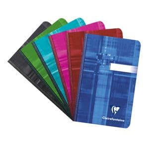 Picture 1 of Notitieboek Clairefontaine 90x140mm lijn assorti