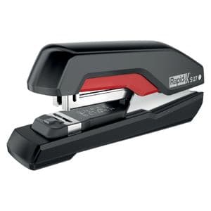 Picture 1 of Bureaunietmachine Rapid Supreme half-strip s27 30 vel zwart/rood