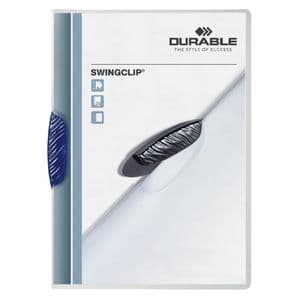 Picture 1 of Klemmap Durable Swingclip 30 vellen blauw