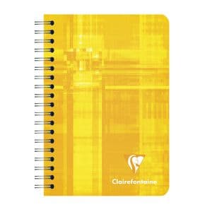 Picture 2 of Notitieboek Clairefontaine A7+ 95x140 ruit 5x5 100blz 90gr assorti