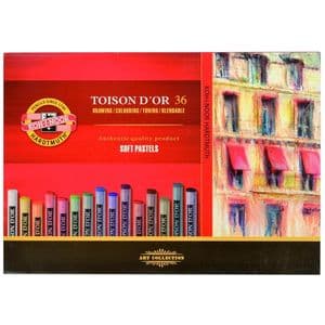 Picture 1 of Pastelkrijt Koh-I-Noor Toison 8515 rond 36 stuks assorti