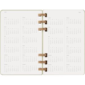 Picture 5 of Agenda 2025/2026 Moleskine 12M Academic Weekly 7d/1p Myrtle large kiwi