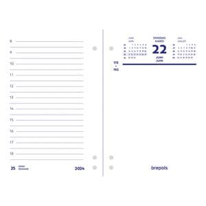 Picture 1 of Omlegblok 2027 Brepols 1dag/2pagina's universele ponsing