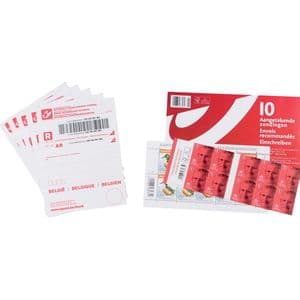 Picture 1 of Postzegel Belgie aangetekend kit à 10 stuks